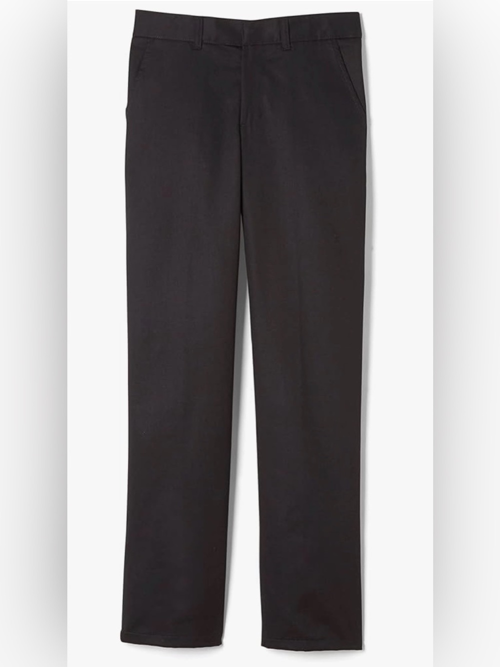French Toast Black Boys Straight Casual Pants - Picture 2 of 15